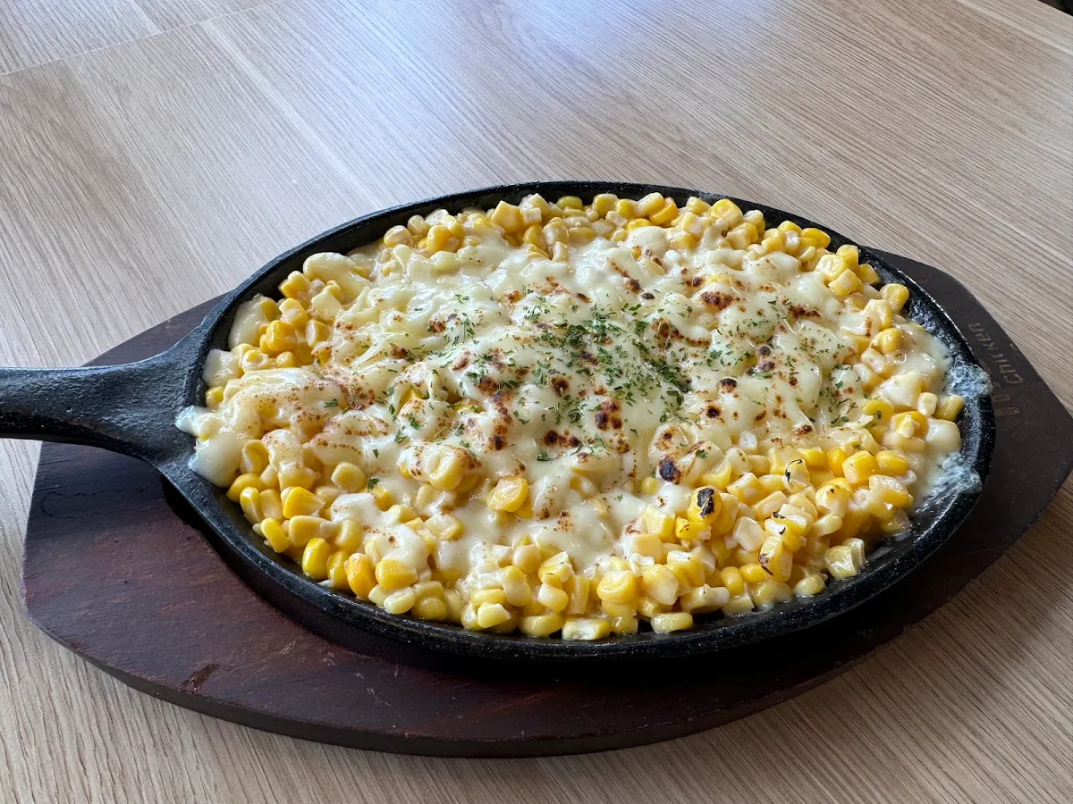 corn cheese 芝士玉米, Momo Chicken